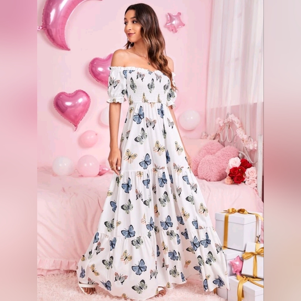 Adorable butterfly maxi